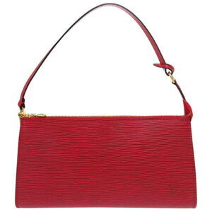 Louis Vuitton Epi Accessory Pouch Castilian Red LV